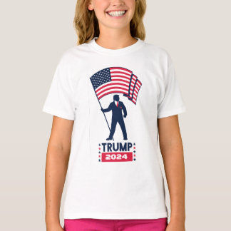 Camiseta Logotipo Eleitoral 2024 Donald Trump Para O Presid