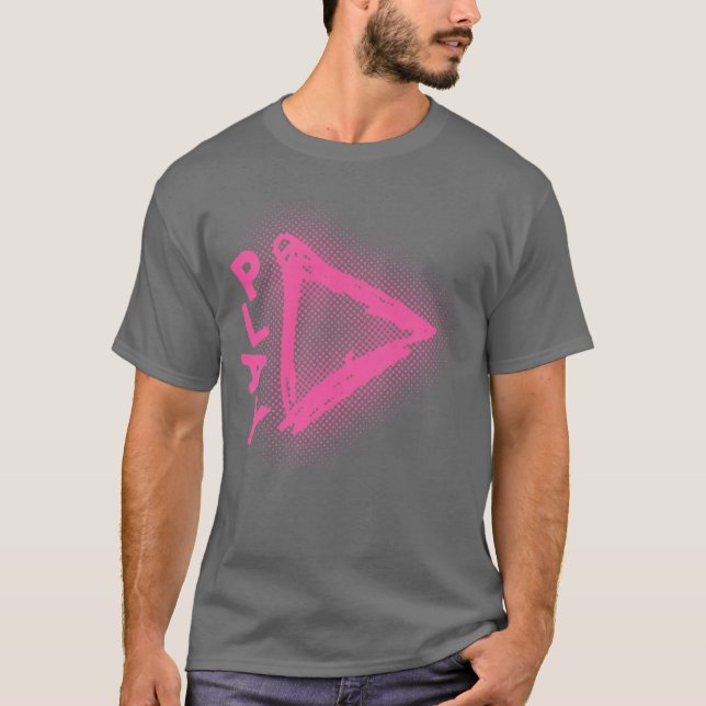 Camiseta Logotipo Empilhado Ed Sheeran Play (Frente)
