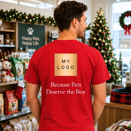Camiseta Logotipo Empresarial Cão Andarilho Equipe Roupas d