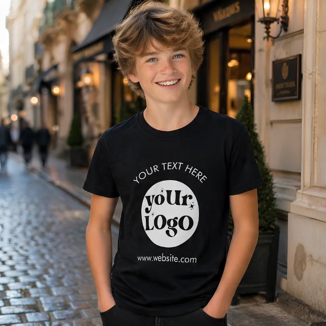 Camiseta Logotipo Empresarial Personalizado da Empresa (Criador carregado)