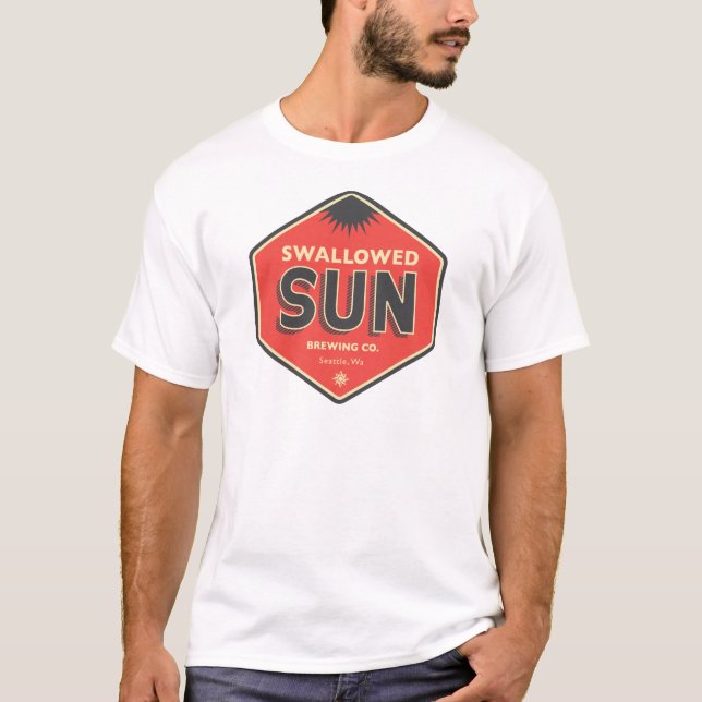Camiseta Logotipo engulido de Sun (Frente)