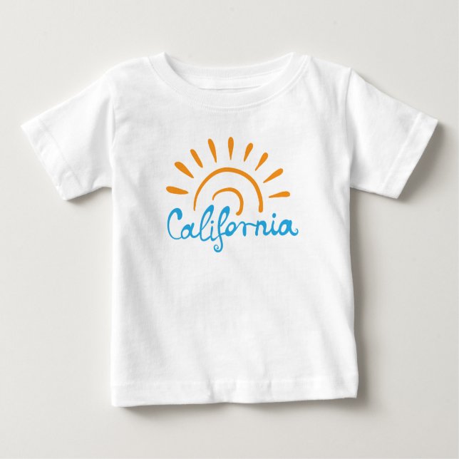 Camiseta Logotipo ensolarado de Califórnia (Frente)