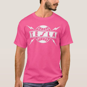 Camiseta Logotipo especial Música Rock Tesla Banda Redeki T