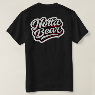 Camiseta Logotipo Esportivo Estilo Script Notta Bear