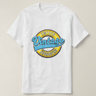 Camiseta logotipo estilo vintage Kronoberg Suécia