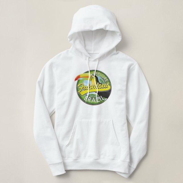 Camiseta Logotipo Explorar Brasil Fabuloso (Frente do Design)