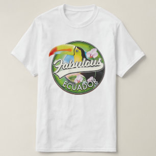 Camiseta Logotipo Explorar o fabuloso Equador