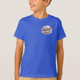 Camiseta Logotipo Fox & Stacy Baker Art Back Color Kids T-S