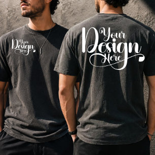Camiseta Logotipo Frente e Verso Personalizado de Marca de