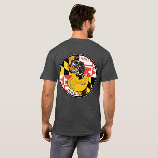 Camiseta Logotipo frontal de texto vermelho MDR