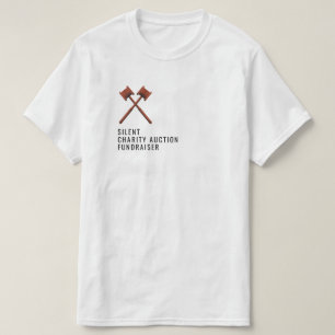 Camiseta Logotipo Gavels, Evento de Leilão de Caridade Sile