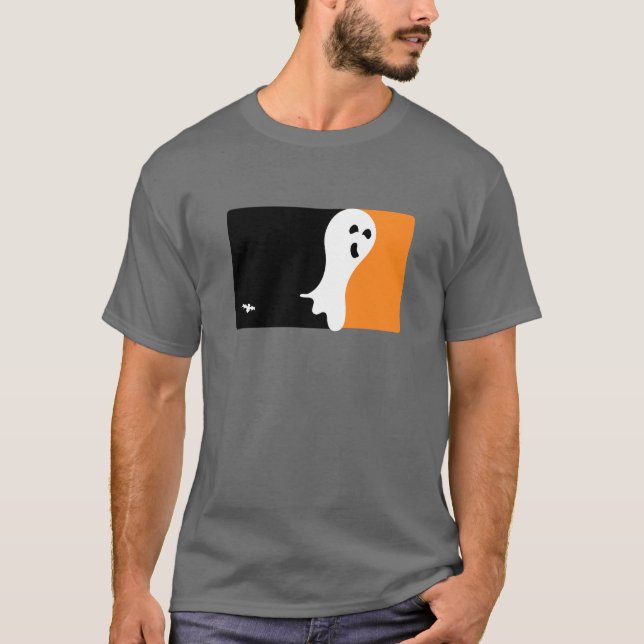 Camiseta Logotipo Ghost MVP Halloween (Frente)