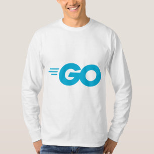 Camiseta Logotipo Golang (Ir para o idioma de programação)