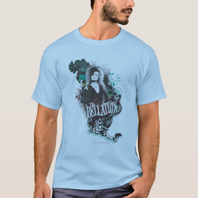 Camiseta Logotipo Gráfico de Bellatrix Lestrange (Frente)