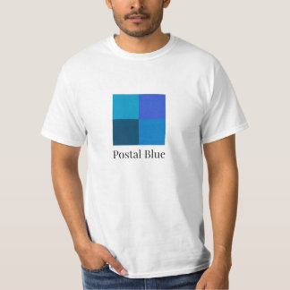 Camiseta Logotipo Grande Azul Postal