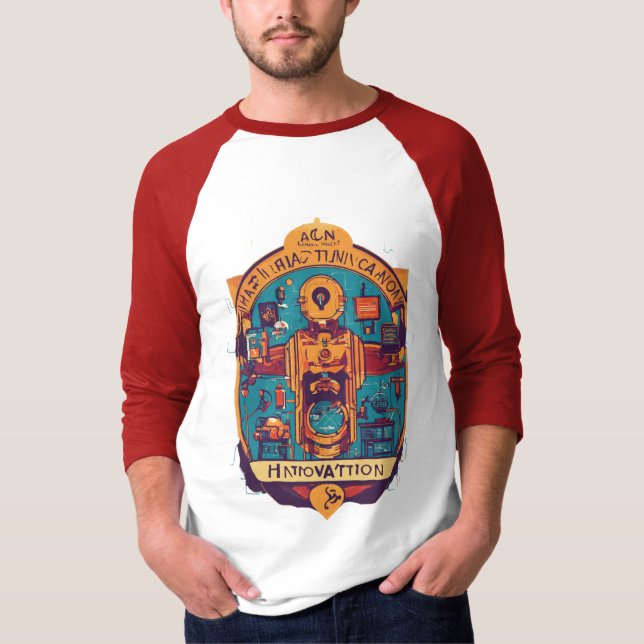 Camiseta Logotipo Hackathon para inovação de saúde Design (Frente)