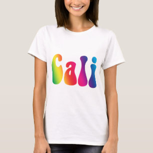 Camiseta Logotipo Hippie Cali Tie-Dye California