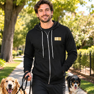 Camiseta Logotipo horizontal de passeadores de cães profiss