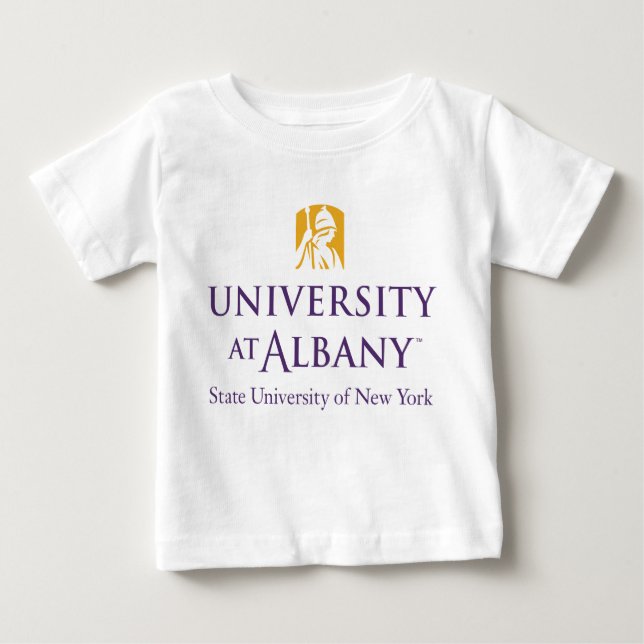 Camiseta Logotipo Icônico da Universidade de Albany (Frente)