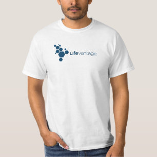 Camiseta Logotipo incorporado do T-LifeVantage básico