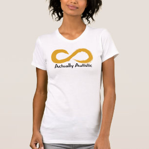 Camiseta Logotipo infinito Dourado e utista