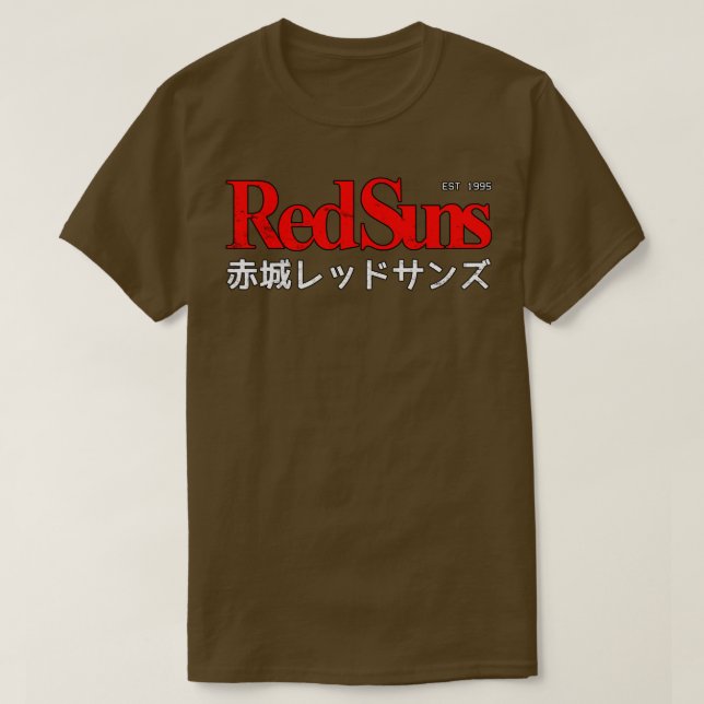 Camiseta Logotipo inicial do D Akagi RedSuns (Frente do Design)