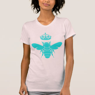 Camiseta Logotipo inteligente da abelha de rainha da