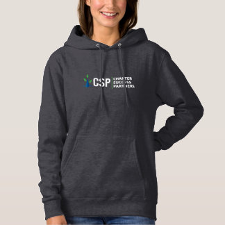 Camiseta Logotipo lado a lado feminino, CSP (Letras Brancas