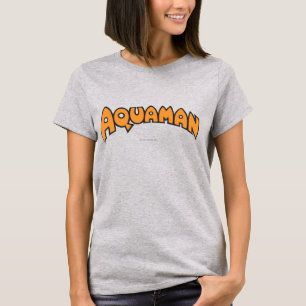 Camiseta Logotipo Laranja Aquaman