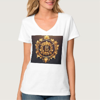Camiseta Logotipo Laurel Crest do Ouro Elite