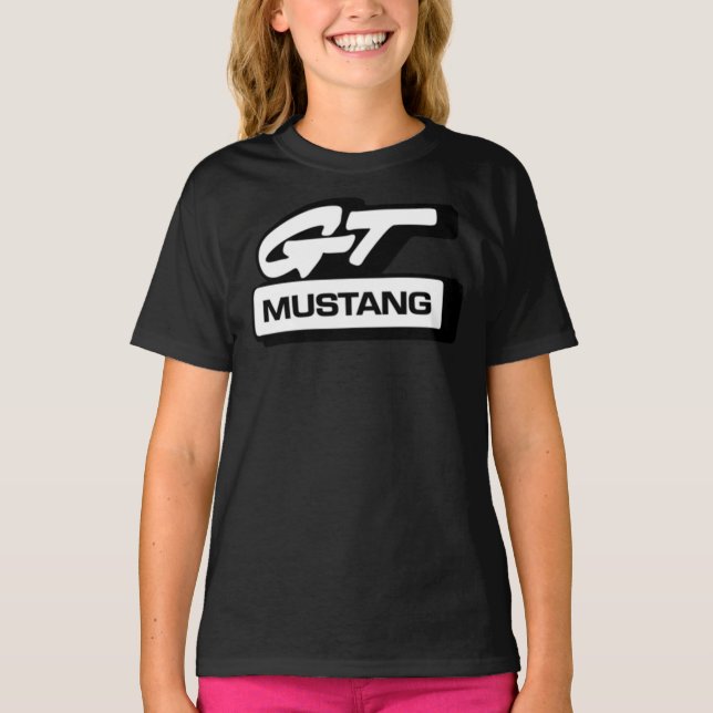 Camiseta Logotipo legal Mustang GT Camisa-T clássica (Frente)