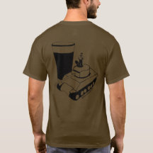 Logotipo M4 Tee traseiro masculino