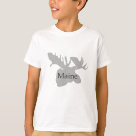 Camiseta Logotipo Maine USA (alce)