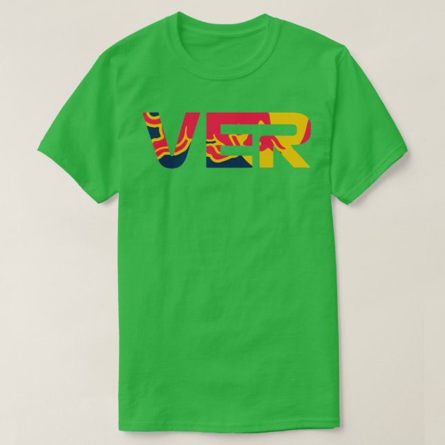 Camiseta Logotipo Max Verstappen (Frente do Design)