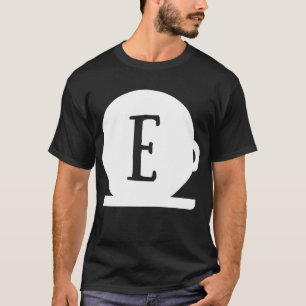 Camiseta Logotipo Mini do Elsewhere Cafe em Modo Escuro