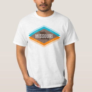 Camiseta Logotipo Moderno do Meio século de Imagem Retroati