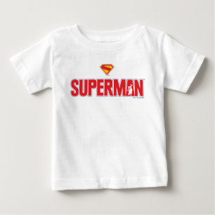 Camiseta Logotipo Negrito Clássico do Super-Homem