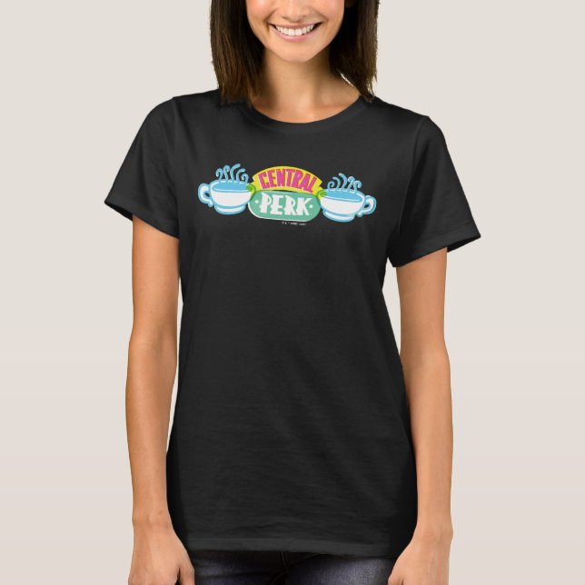 Camiseta Logotipo Neon Central Perk (Frente)