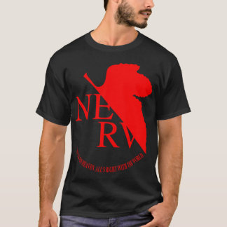 Camiseta Logotipo Nerv, Neon Genesis Evangelion Essential T