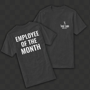 Camiseta Logotipo no Bolso do Peito Funcionário do Mês Cost