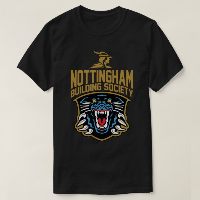 Camiseta Logotipo Nottingham Panthers, NOT Lightweight Hood (Frente do Design)