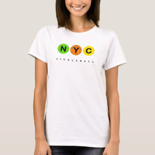 Camiseta Logotipo NYC Pickleball - Pocket Light Centrado