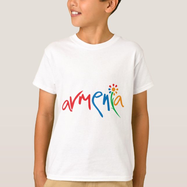 Camiseta Logotipo oficial arménio (Frente)