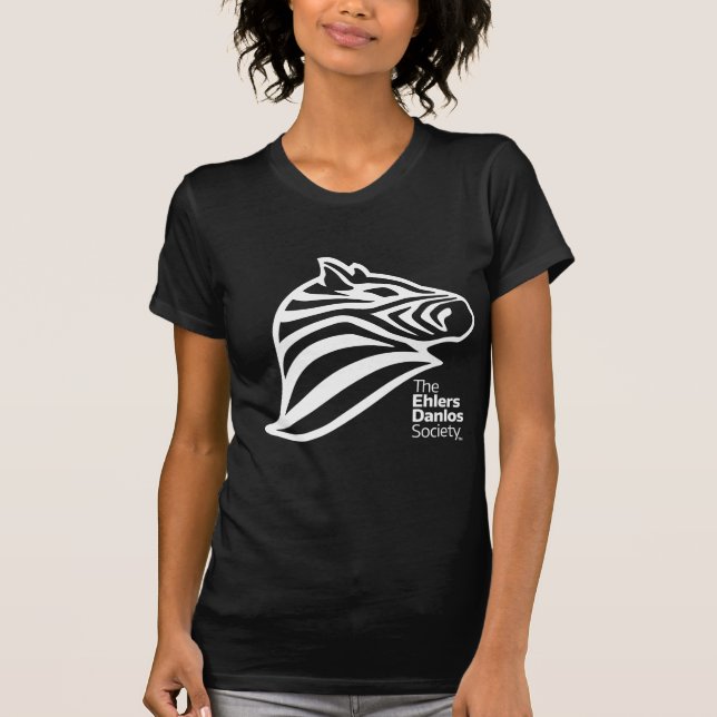 Camiseta Logotipo oficial da sociedade de Ehlers-Danlos (Frente)