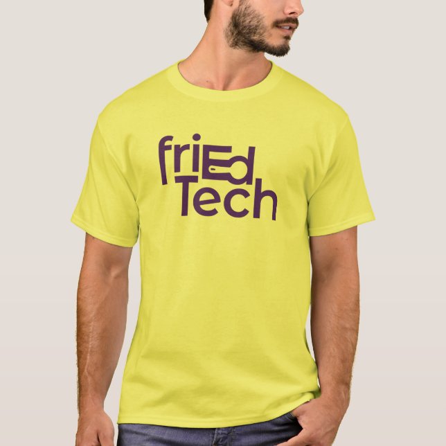 Camiseta Logotipo oficial do EdTech em Púrpura (Frente)