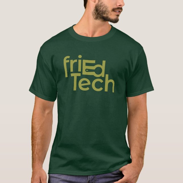 Camiseta Logotipo oficial do EdTech no Avocado Green (Frente)