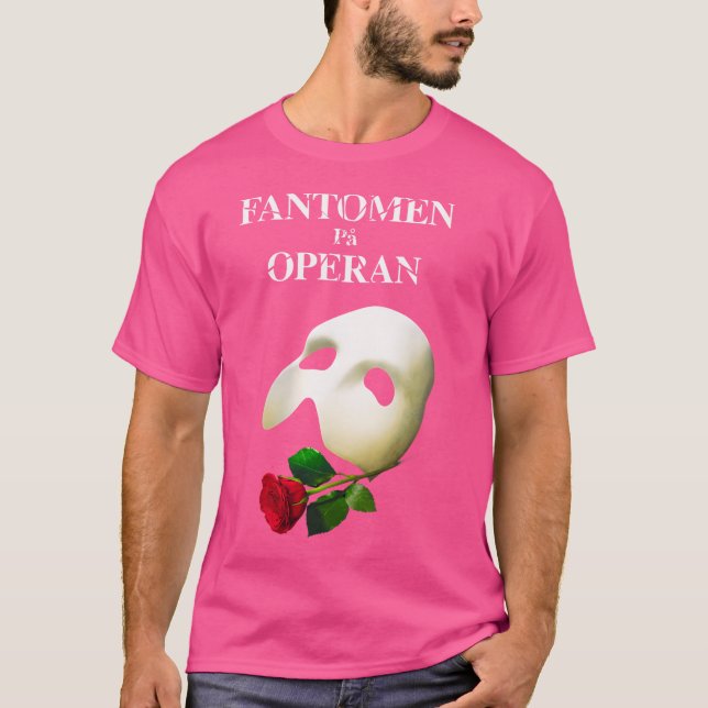Camiseta Logotipo Oficial 'Fantasma Da Ópera' Sueco (Frente)