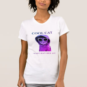 Camiseta Logótipo original Legal de gato - gradiente de uv