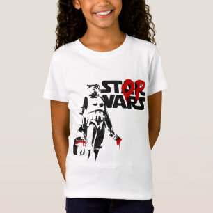 Camiseta Logotipo Paródia Stop Wars