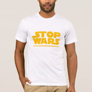 Camiseta Logotipo Paródia Stop Wars